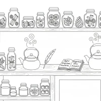 Christmas apothecary for winter remedies