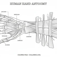 human hand bones and muscles diagram