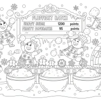 silly snowball bakery Christmas theme