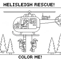 Christmas heli-sleigh rescue.