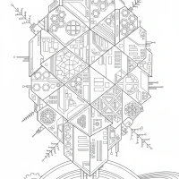 futuristic space station orbiting distant planet